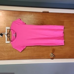Pink long pj shirt